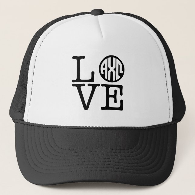 Boné Alpha Chi Omega | Amor (Frente)