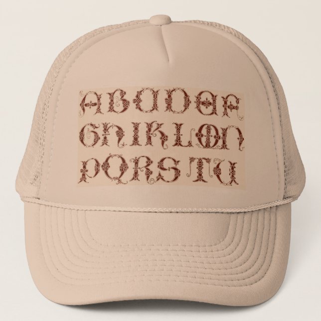 Boné Alphabet Hat (Frente)