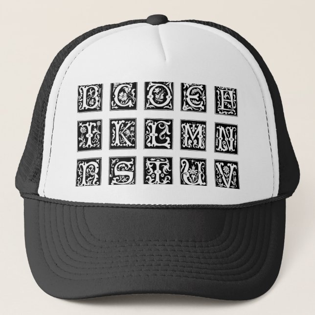 Boné Alphabet Hat (Frente)