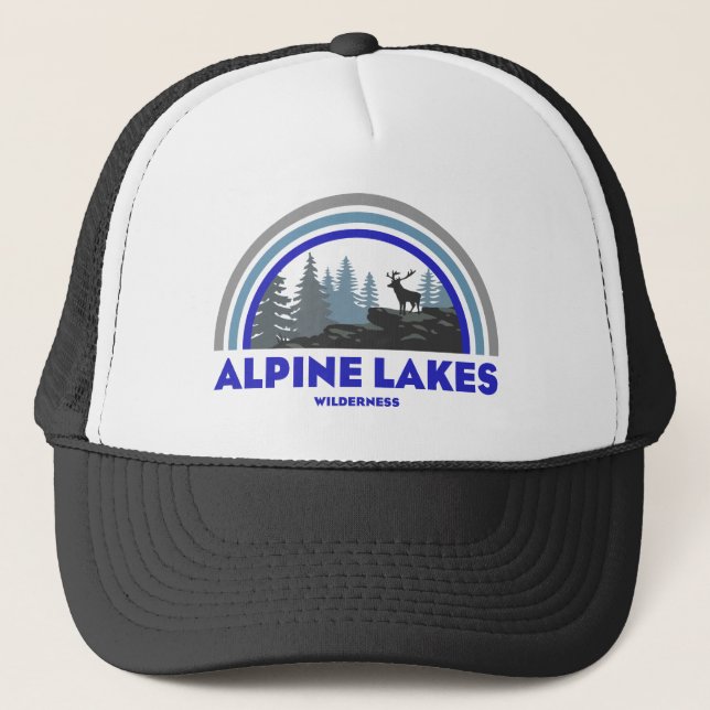 Boné Alpine Lakes Wilderness Washington Veado Arco-íris (Frente)