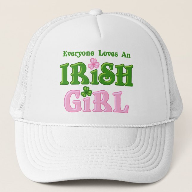 Boné Ama uma menina irlandesa (Frente)