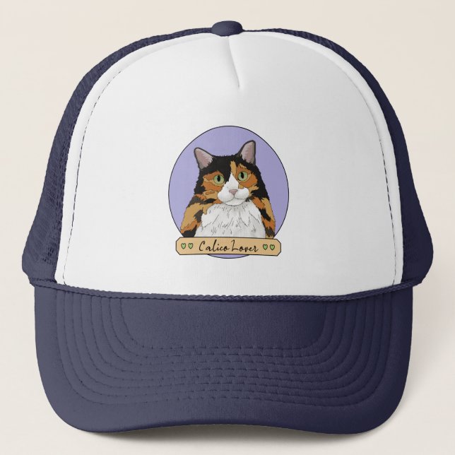 Boné Amante de Gato Calico (Frente)