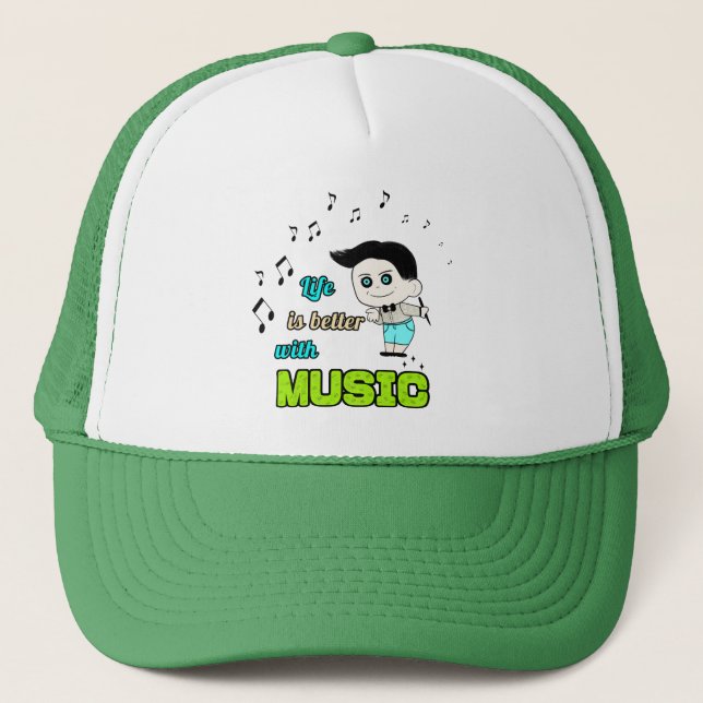 Boné Amante de música (Frente)