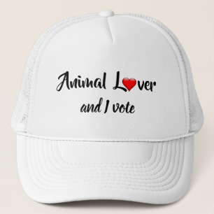 Boné amante de os animais e eu votaremos