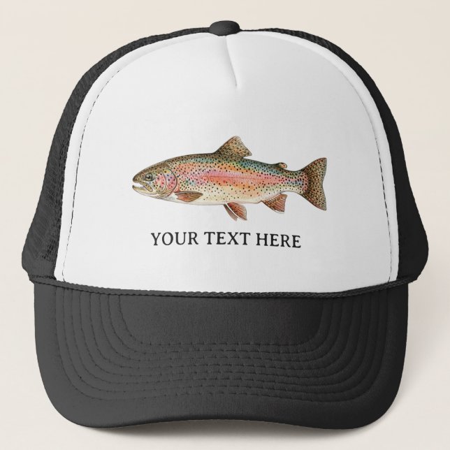 Boné Amante de Pesca Personalizado – Design de Pesca de (Frente)