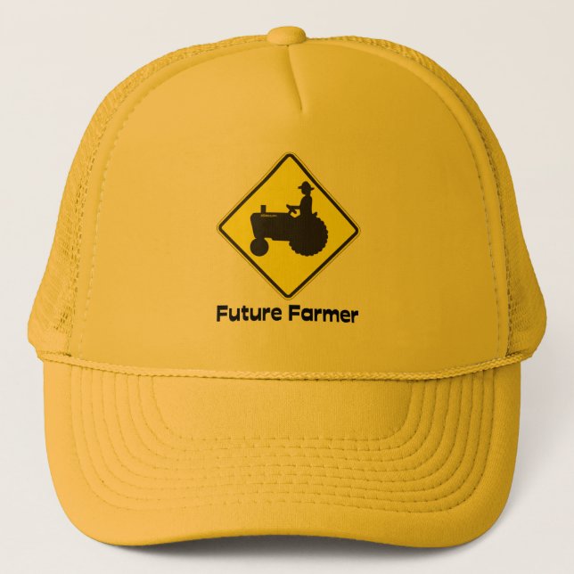 Boné Amarelo futuro do fazendeiro (Frente)
