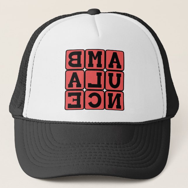 Boné Ambulância, veículo de emergência (Frente)