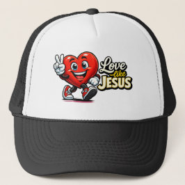 Boné Ame como JESUS - Coração - Cristão
