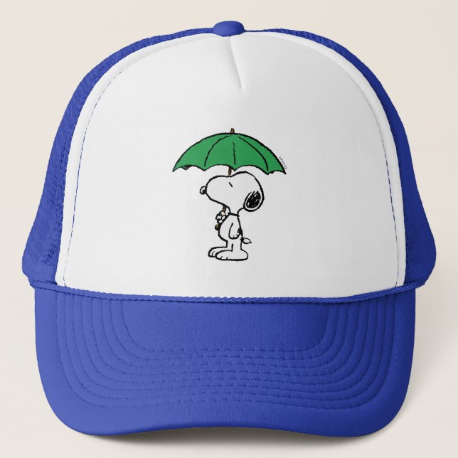 Boné Amendoins | Snoopy Green Umbrella (Frente)