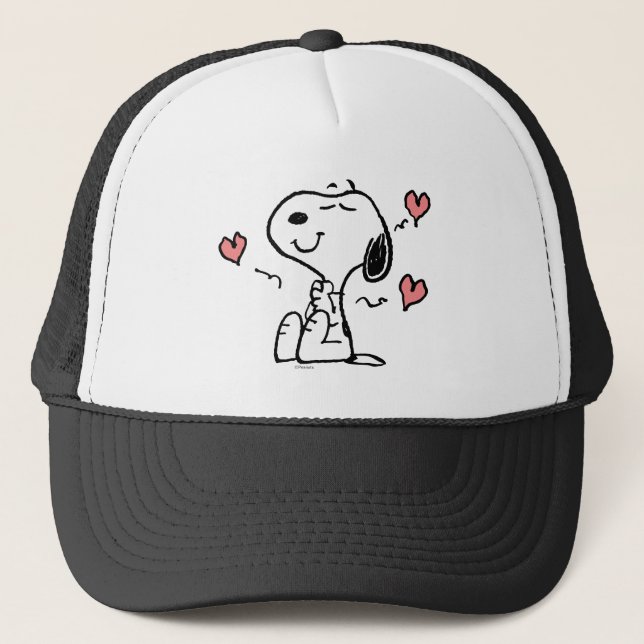 Boné Amendoins | Snoopy Hearts (Frente)