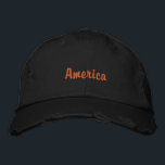 Boné América 🇺 🇸 cabana negra para homens<br><div class="desc">América 🇺 Boné 🇸 cabana preta para a tenda do homem</div>