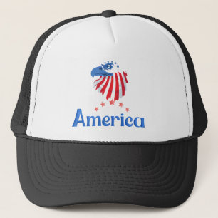 Boné America Eagle Trucker Boné Patriótico