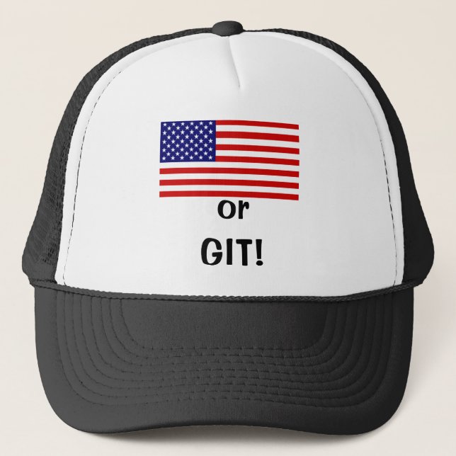 Boné América ou GIT! (Frente)