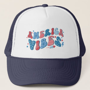 Boné America Vibes 4 de Julho Dia da Independência