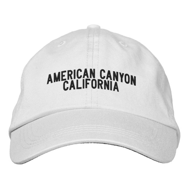 Boné AMERICAN CANYON Califórnia Chapéu (Frente)