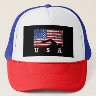 Boné American Flag USA Gift Natação Team Premium