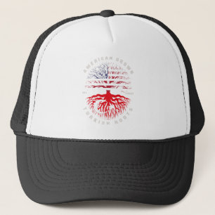 Boné American Grown Turkish Roots Turkey Flag