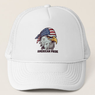 Boné "American Pride Patriotic Eagle Hoodie - US Flag