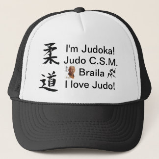 Boné Americano do stil de Sapca eu sou Judoka! Eu amo o