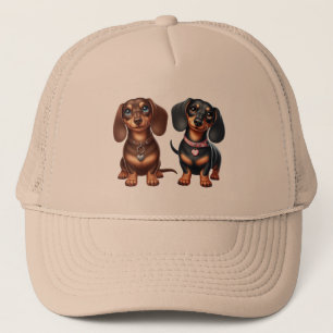 Boné Amigos bonitos de dachshund