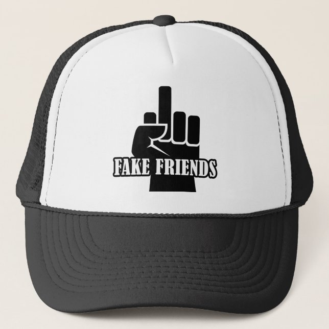 Boné Amigos falsos de dedo médio (Frente)