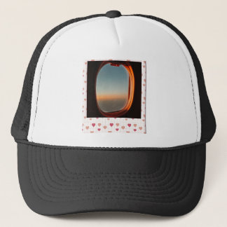 Boné Amo Janela de Avião ao Pôr do Sol – Som de Viagem