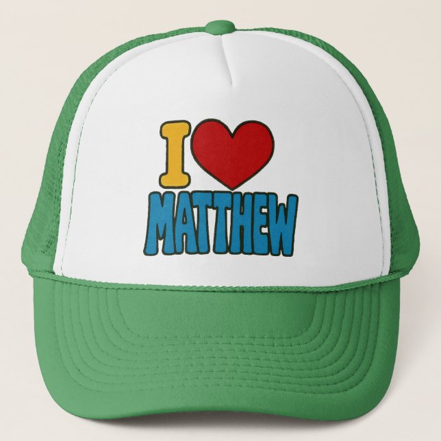 Boné Amo Matthew I Heart Matthew (Frente)