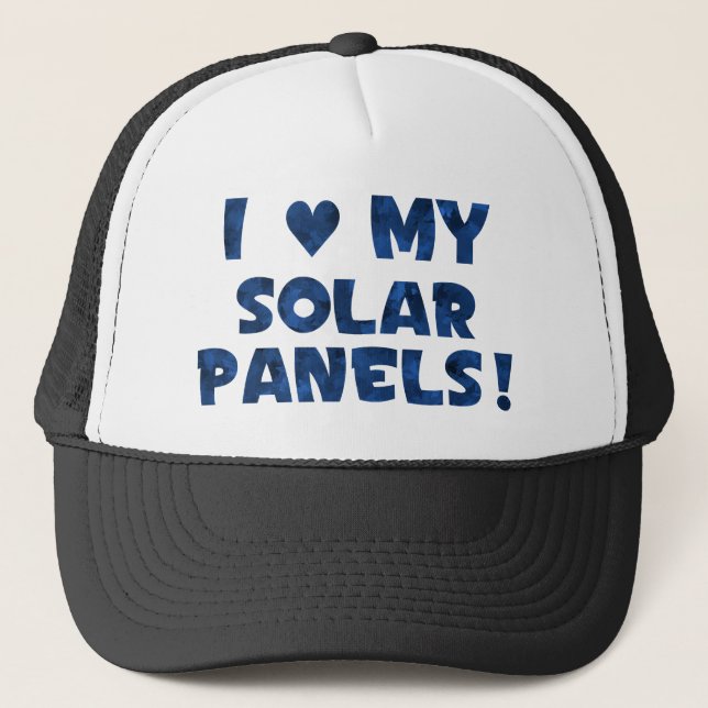 Boné Amo Meus Painéis Solares (Frente)