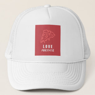 Boné Amor de pizza para sempre