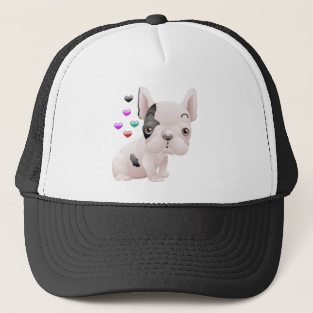 Boné Amor do buldogue francês (Frente)