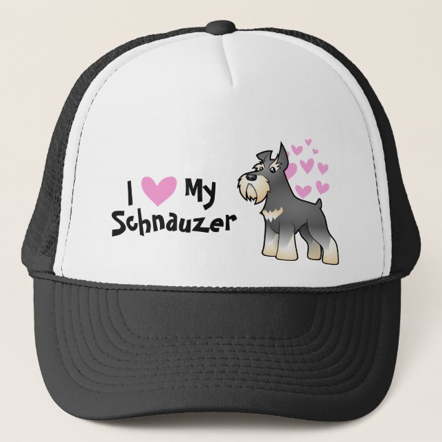 Boné Amor do Schnauzer (Frente)