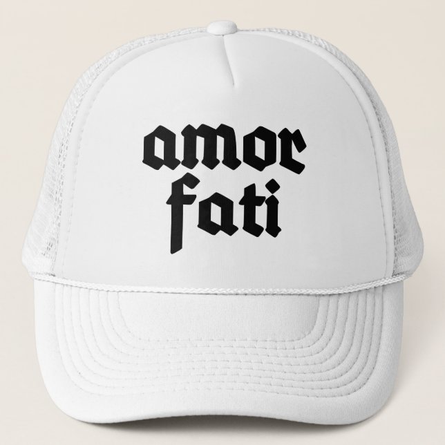 Boné Amor Fati (preto) (Frente)