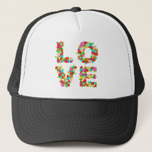 Boné amor floral