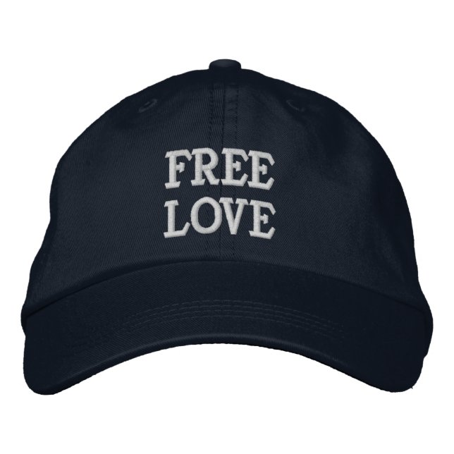 Boné AMOR LIVRE ( Você pode mudar o slogan ) (Frente)