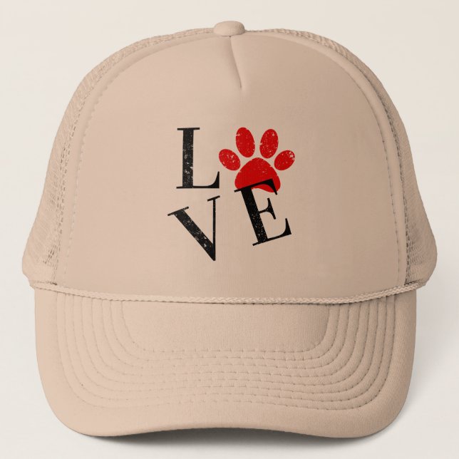 BONÉ AMOR MODERNO MÃE DE CACHORRO PATA (Frente)