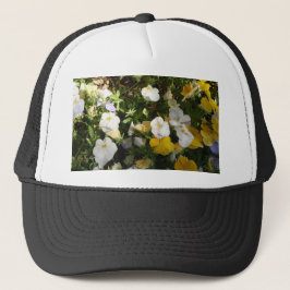 Boné Amor-Perfeito Branco e Amarelo
