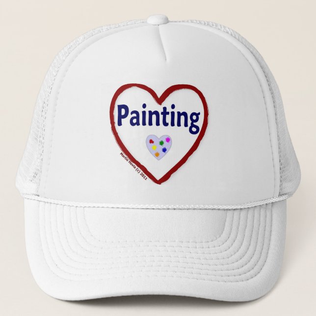 Boné Amor: Pintura - Chapéu (Frente)
