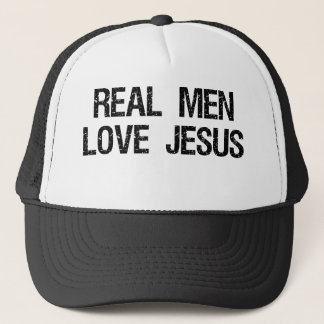 Boné Amor real Jesus dos homens