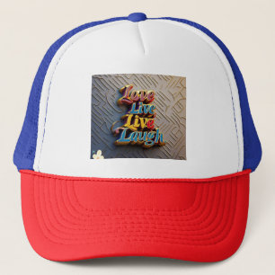 Boné "Amor, Ria, Viva"