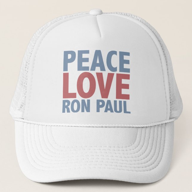 Boné Amor Ron Paul da paz (Frente)