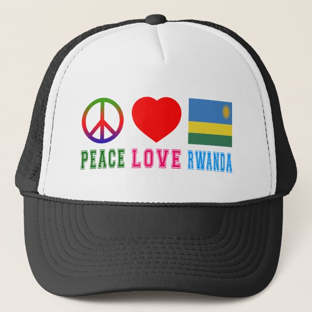 Boné Amor Rwanda da paz (Frente)