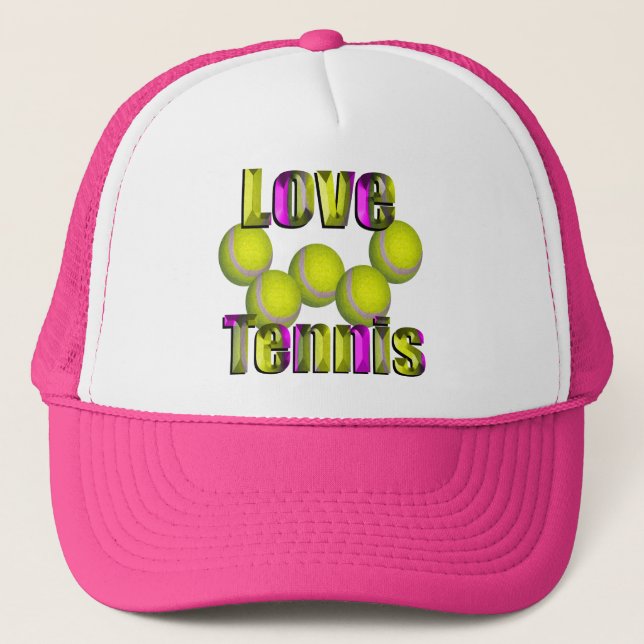Boné Amor Tênis Design, (Frente)