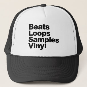 Boné Amostras de loops de vinil Trucker Hat