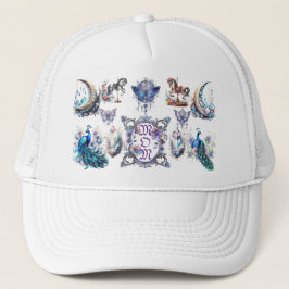 Boné Amuletos da Sorte Para Mãe Moldura Floral