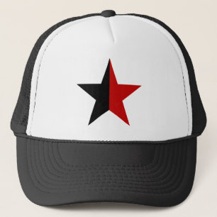 Boné Anarchy estrela Clássica (preto/vermelho)