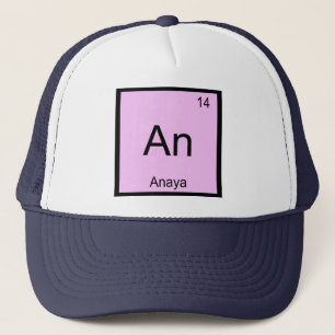 Boné Anaya Nome Química Elemento Tabela Periódica