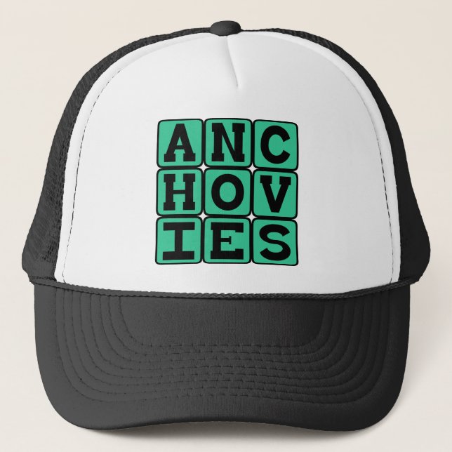 Boné Anchovas, Cobertura de Pizza (Frente)