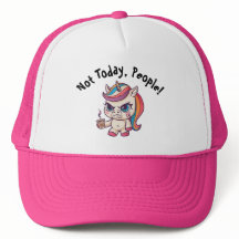 Angry Unicorn Trucker Hat