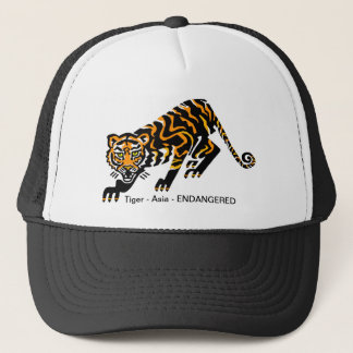 Boné Animais ameaçados - Legal gráfico TIGER - Natureza