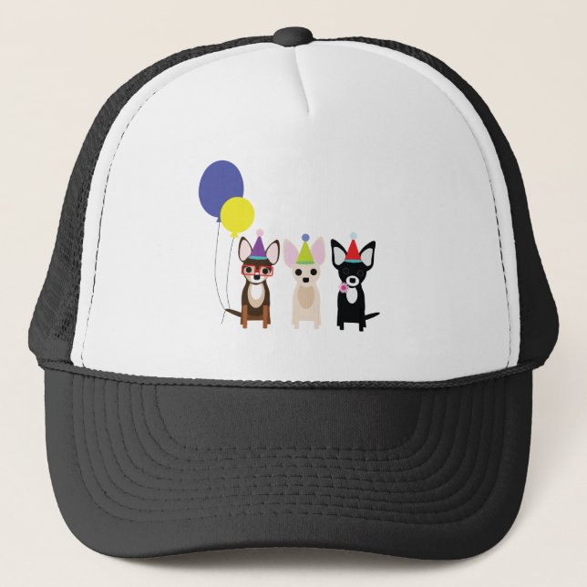 Boné aniversário-chihuahuas-stelieandco (Frente)